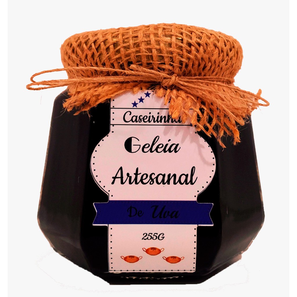 Geleia Artesanal de Uva (uvada) Sabor do Campo 680g - Sabor do Campo  Produtos Coloniais