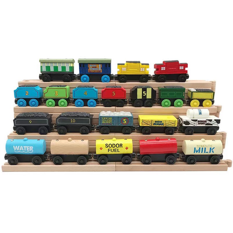 Compre Brinquedo de trem de bebê Thomas treina brinquedos magnéticos Thomas  AndFriends brinquedo de locomotivas de madeira barato — frete grátis,  avaliações reais com fotos — Joom