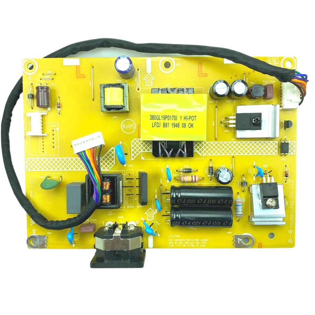 PLACA FONTE MONITOR AOC 27G2 BK 715G9611 P02 001 001S Shopee Brasil