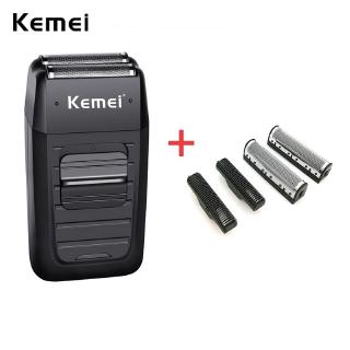 Kemei Km-1102 Barbeador Elétrico / Máquina De Acabamento Com Lâmina Twin / Forte