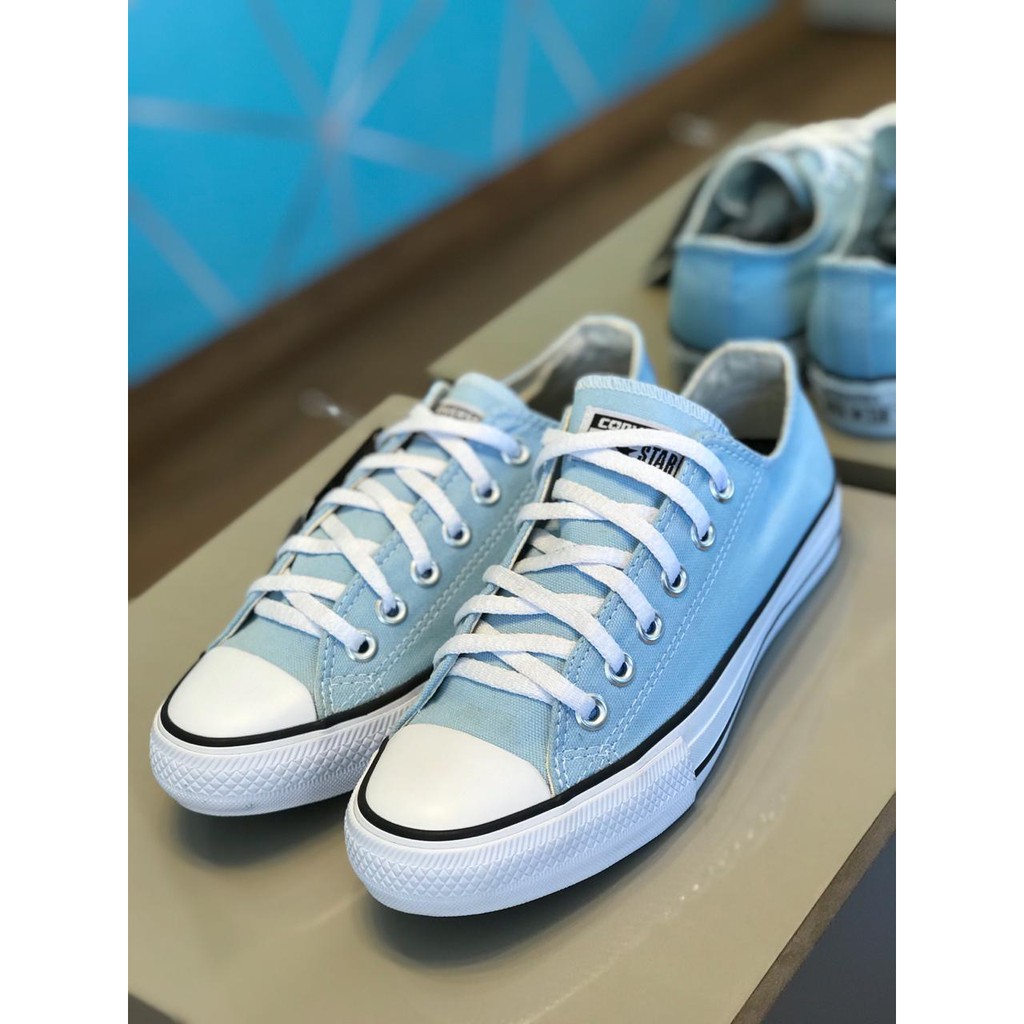 All star cano curto sales azul