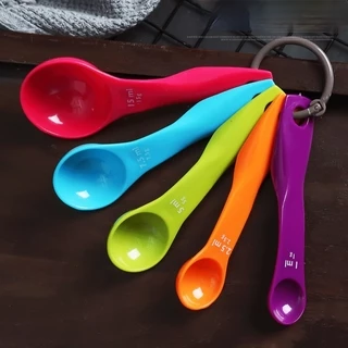 Conjunto 5 Peça Colher Medidora De Cozinha 1g /2g / 5g / 7.5g / 15g Ferramentas Colheres De Medição Colher Copo