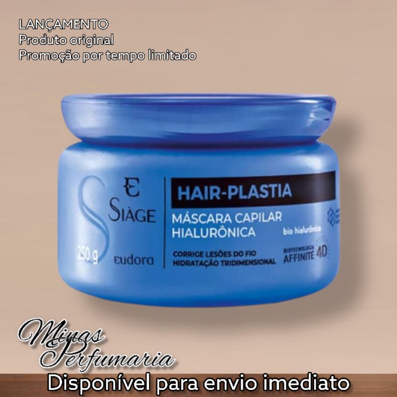 Siàge Máscara Capilar HairPlastia 250g Eudora Shopee Brasil