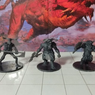 Kit Miniaturas Minotauro RPG DeD BoardGames 3 Unidades