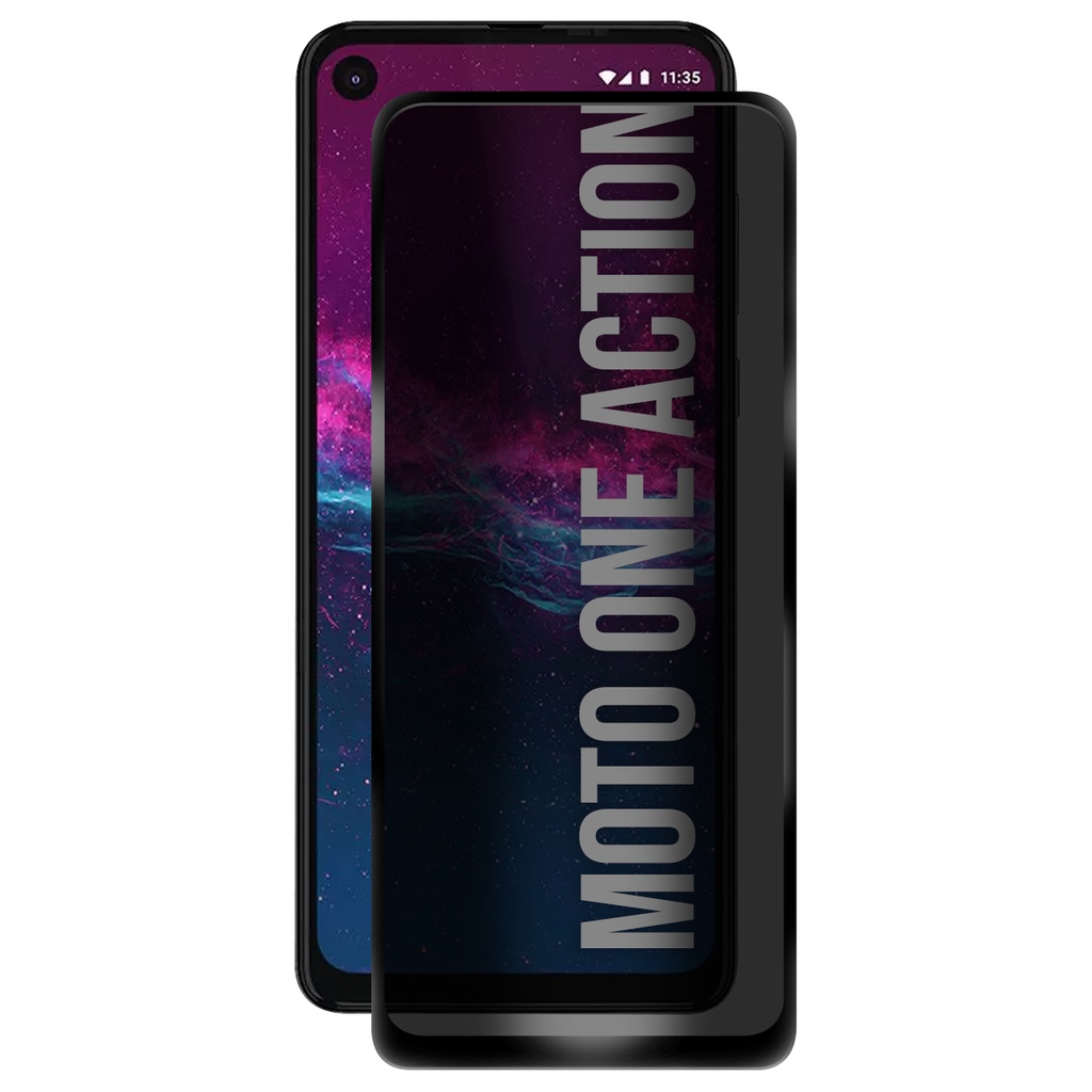 Película Privativa Vidro 3d Compativel Moto One Action XT2013- Luiza Cell25