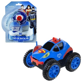 Kit Veiculo Turning Action + Pião Infinity Nado - Superman