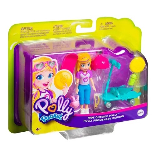 Boneca Polly Pocket Aventuras em Paris com Acessórios GKL61 - Mattel -  Lojas Rao