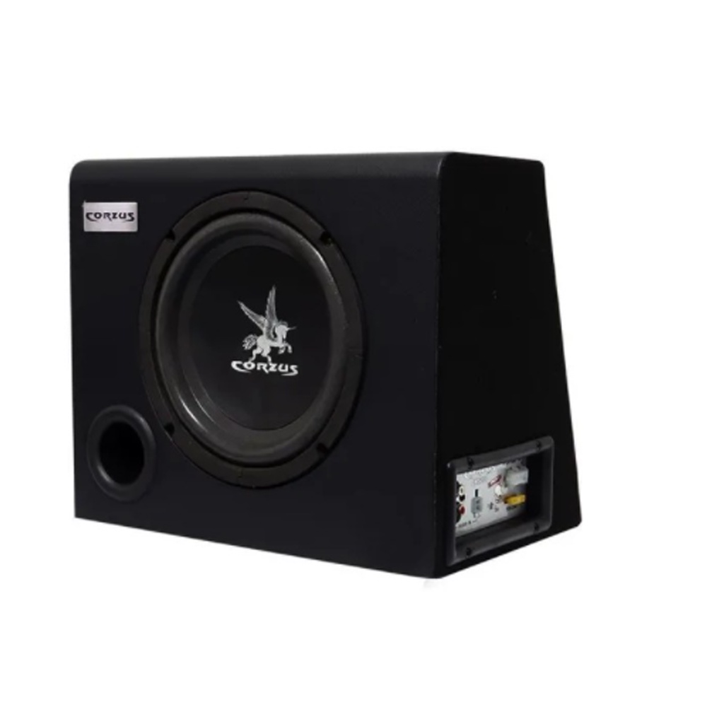 Caixa Corzus Amplificada Automotiva 200 Wrms Subwoofer 8 Polegadas Som ...