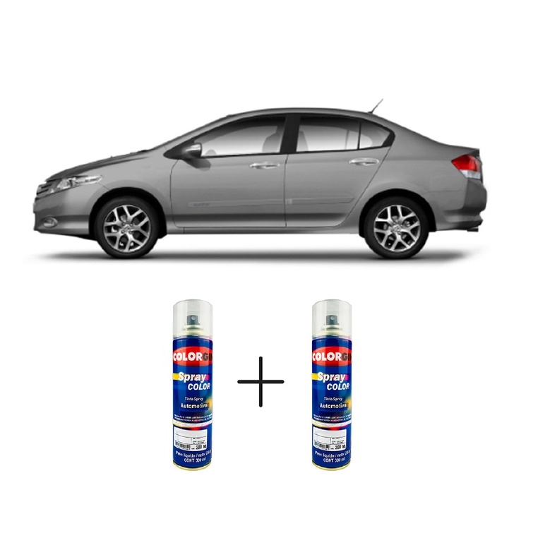 Tinta Spray Automotiva Magnesium Met - NH675M Honda 300ml + Spray ...