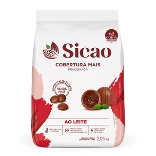 Chocolate Ao Leite em Gotas Cobertura Fracionada 2,05 Kg Sicao Mais
