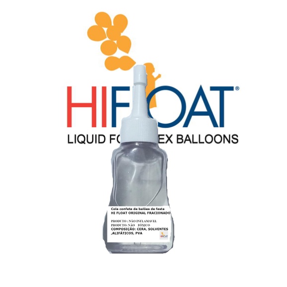 Hi Float Gel cola confetes para balões e bexigas 25ml | Shopee Brasil