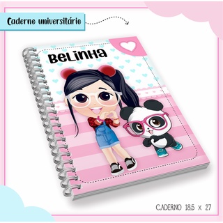 Caderno A5 Escolar - Luluca