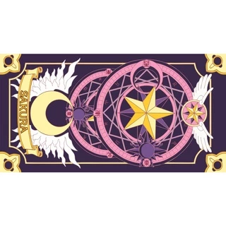 Mousepad Gamer Personalizado Sakura Cardcaptor Roxo (58cm x 30cm x 3mm)