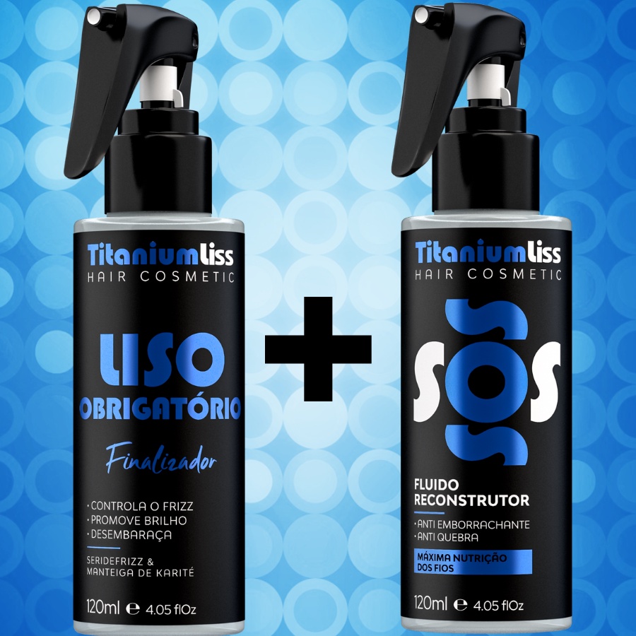 Combo Progressiva Titanium Liss + Home Care + Btox + Liso Obrigatório ...