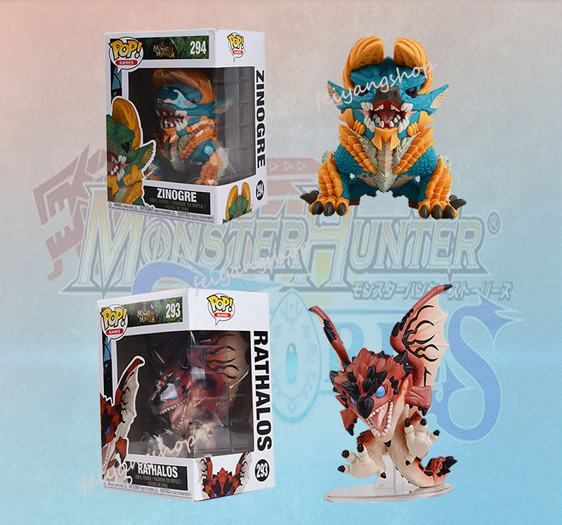 Funko POP Monster Hunter Rathalos ZINOGRE Figure Doll Funko POP Monster Hunter Rathalos ZINOGRE Figure Doll
