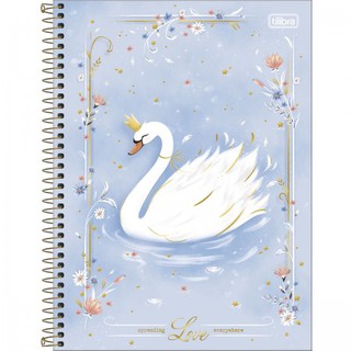 Caderno 1/4 Royal Cisne Tilibra Capa dura 80 folhas capa dura espiral fofo | Shopee Brasil