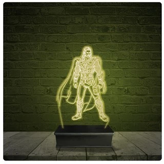 Led Luminária Acrílico Abajur - Thor Vingadores Marvel 10