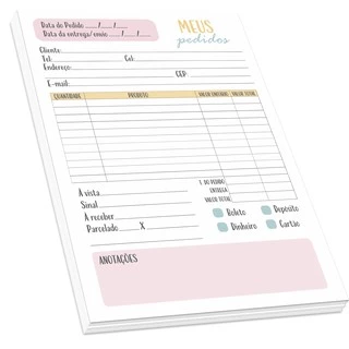 Bloco Pedidos (ref0033)