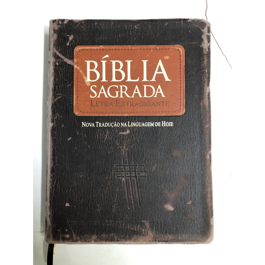 Bíblia Sagrada Letra Extragigante Com índice Capa Marrom Escuro Nova Tradução Na Linguagem De 0614