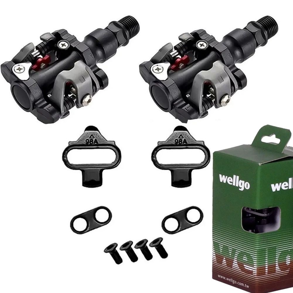 Pedal Bike Clip Wellgo WAM M919 Preto para Mountain Bike Pedal de MTB Clip Shopee Brasil