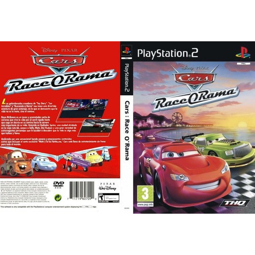 Carros Cars Disney Ps2 Jogo Original Completo Mídia Física