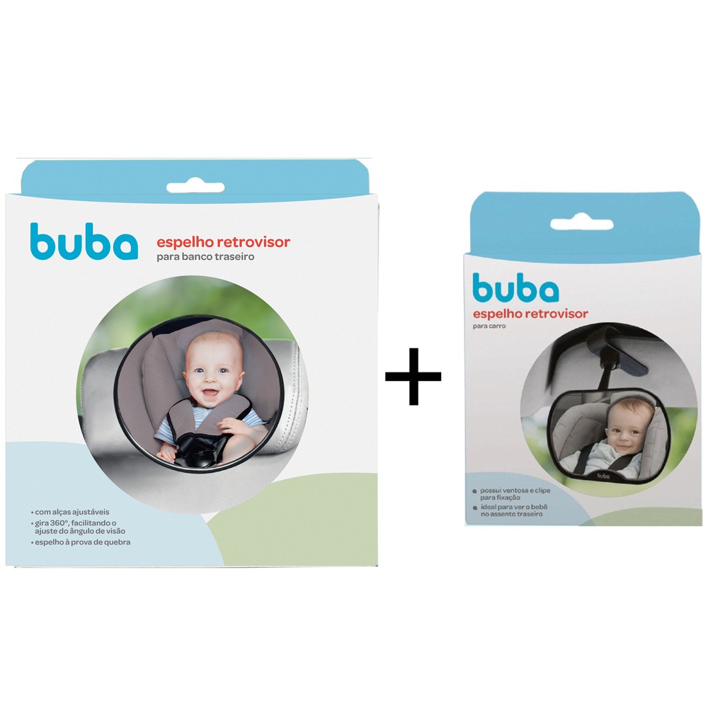 Espelho retrovisor vigia bebe banco traseiro carro - MBBIMPORTS - Espelho  Retrovisor para Bebê - Magazine Luiza
