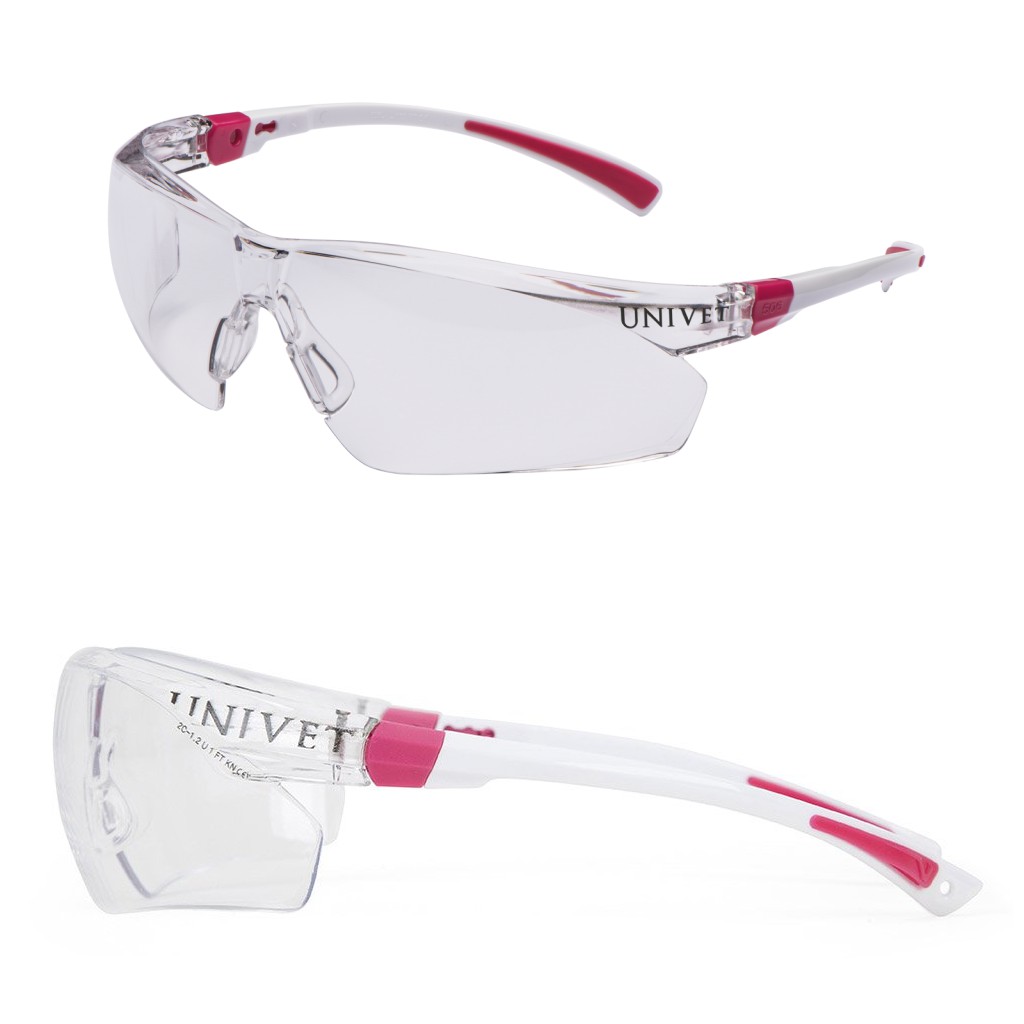 Óculos Esportivo Feminino Lentes Transparentes Bike Corrida Univet