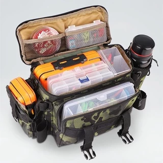 Alta Capacidade Saco Cinto Tático De Pesca Bolsa De Ombro diagonal Multifuncional Oxford Pano À Prova D