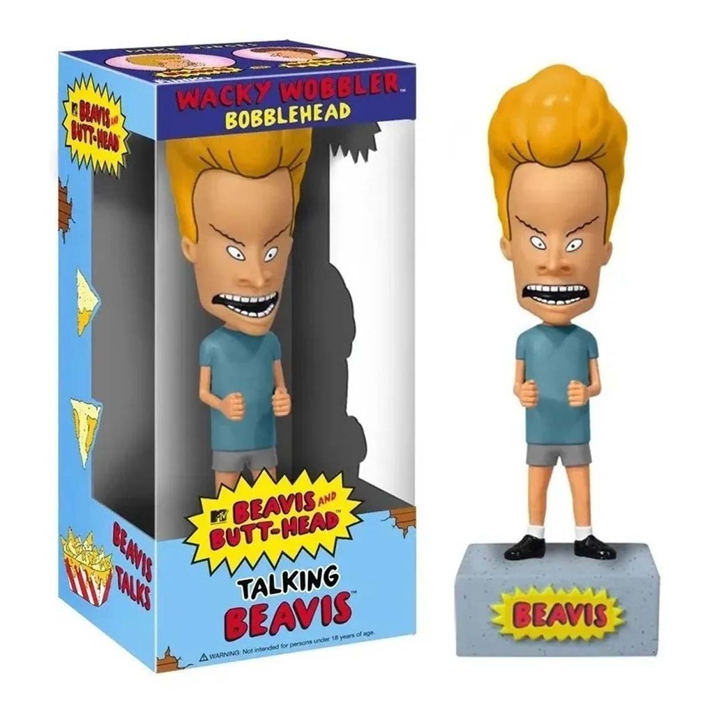 Funko Wacky Wobbler MTV Beavis and Butt-Head Beavis Talking | Shopee Brasil