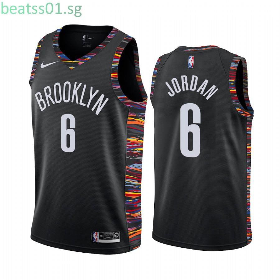 Nba Jersey Masculino Brooklyn Nets # 6 top Esportivo DeAndre City Colete S-XXL oU4g