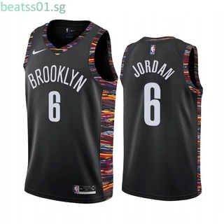 Nba Jersey Masculino Brooklyn Nets # 6 top Esportivo DeAndre City Colete S-XXL oU4g