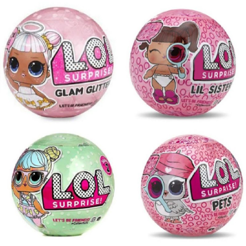Brinquedo Bola Boneca LOL Surprise serie 2 Com 1 Boneca