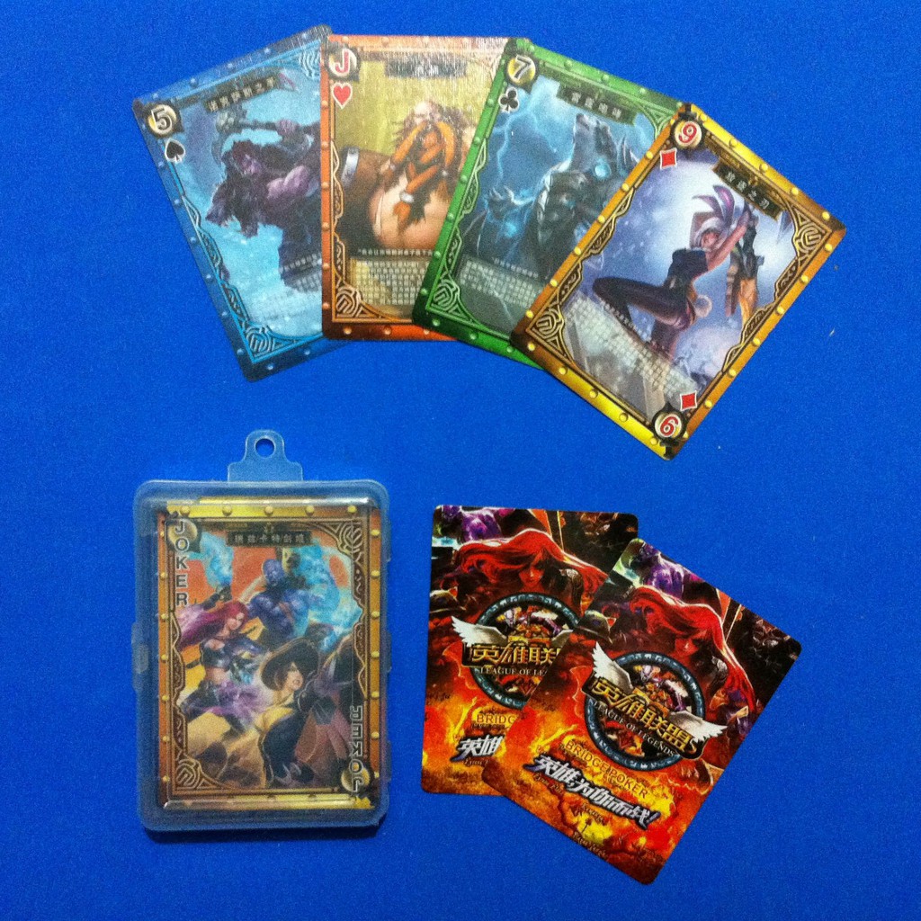 Baralho League of Legends Jogo de Cartas LOL - Cards + Chaveiro