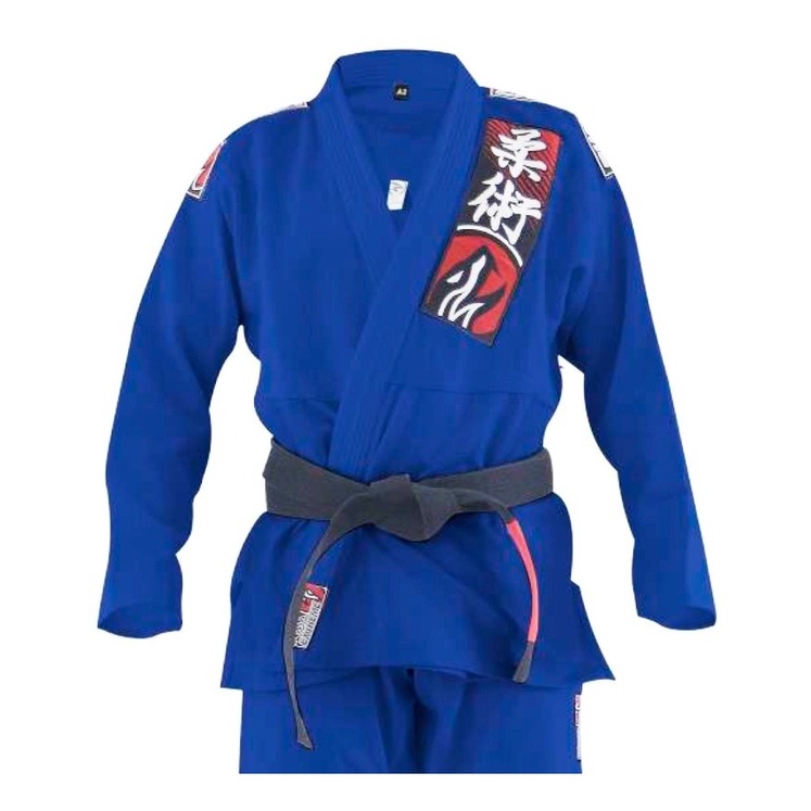 Kimono Choke Jiu Jitsu Bjj Naja Azul A1 Shopee Brasil