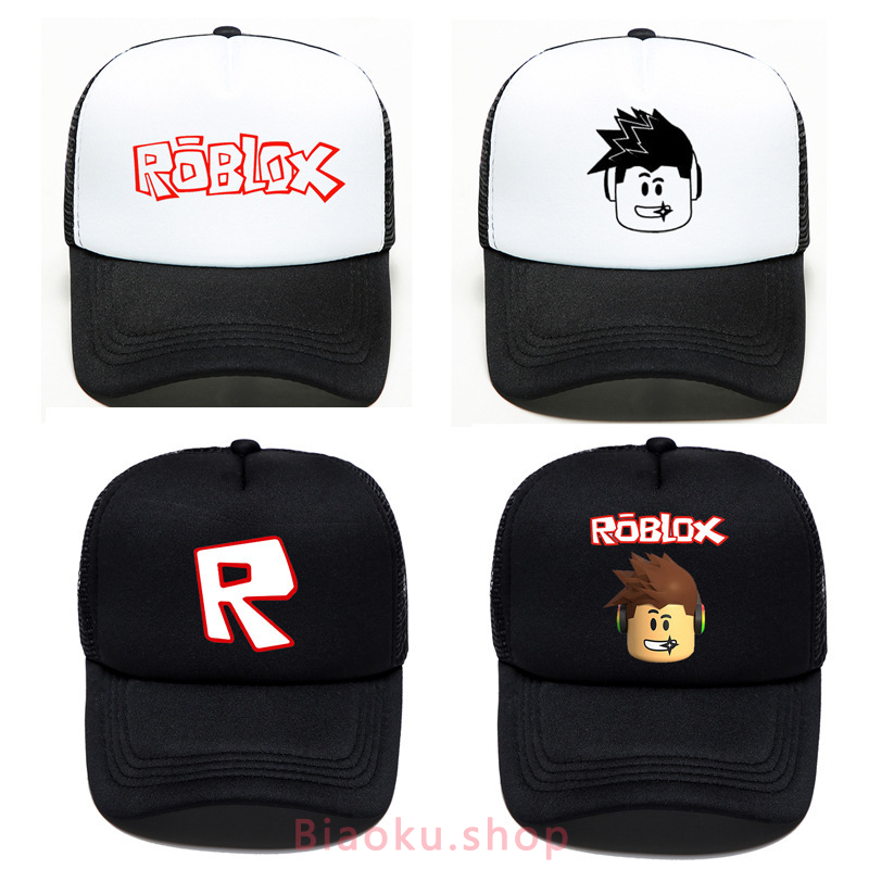 Roblox Boné Ajustável De Malha Com Desenho De Desenho Animado