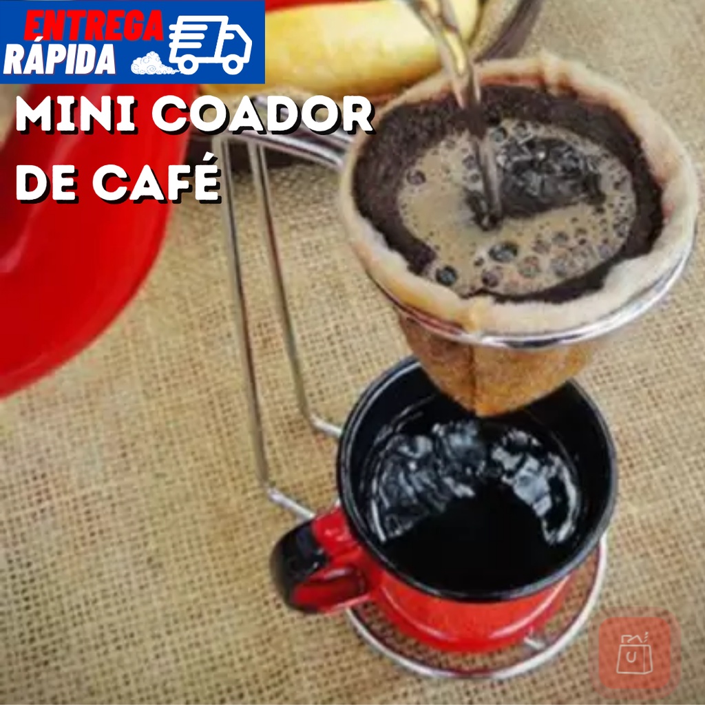 Mini Coador De Café Individual de Pano | Shopee Brasil