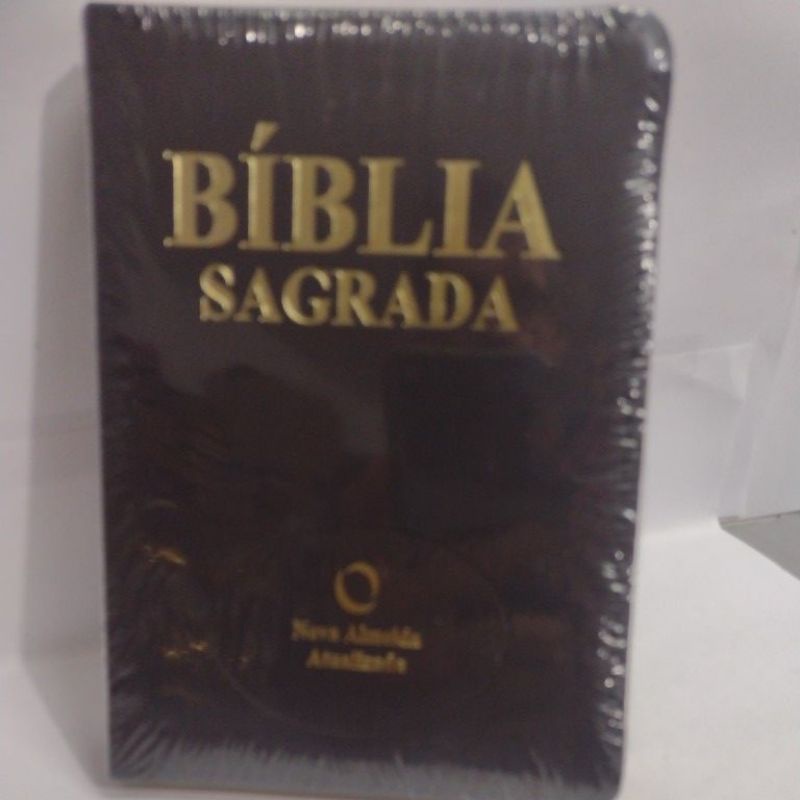 Bíblia Sagrada Média Almeida E Atualizada SBB Preta | Shopee Brasil