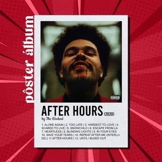 The Weeknd After Hours Album Cover Poster Print Painting Picture Decor Home  Funny Art Vintage Mural Modern Room No Frame - AliExpress