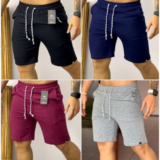 Kit 4 peças Short Moletom Masculino