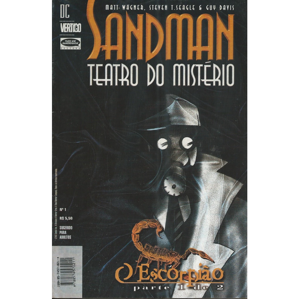 Sandman: Teatro do Mistério: O Escorpião #1 (Minissérie) - Tudo em Quadrinhos