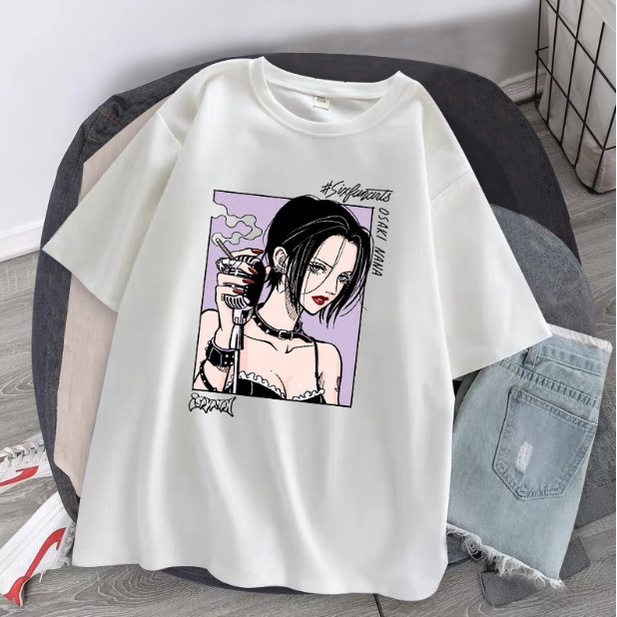 Em promoção! Nana T-shirt T-shirt Feminina Casal De Roupas Kawaii