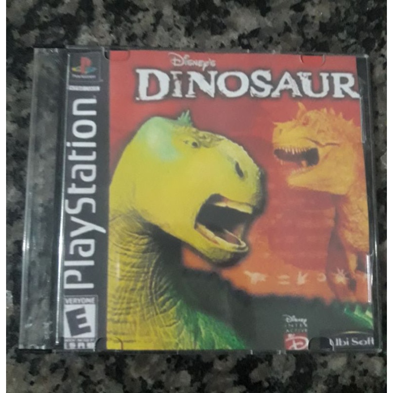 Jogo PlayStation 1 Ps1  Dinossauro  Mídia Física Prensada Época Prata