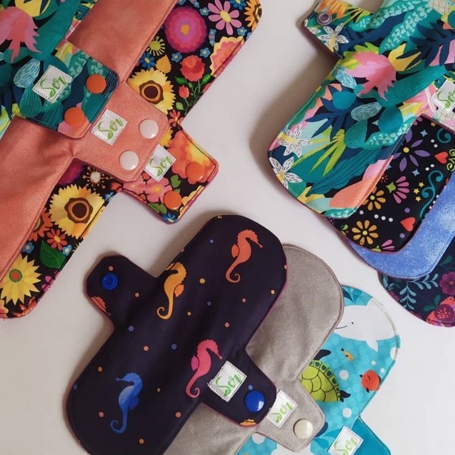Kit Completo - 10 Absorventes Ecológicos | Shopee Brasil