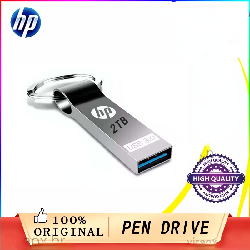Hp Pen Drive Metal 2tb Usb3.0 Alta Velocidade Usb3.0 2tb