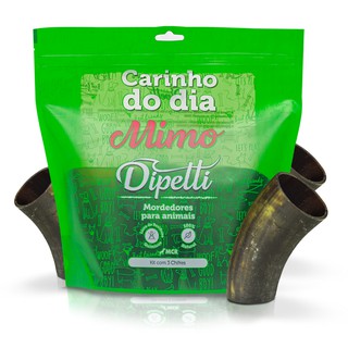 Mordedor Natural Mimo Kit Com 3 chifre bovino Pet pra Cachorro- Dipetti