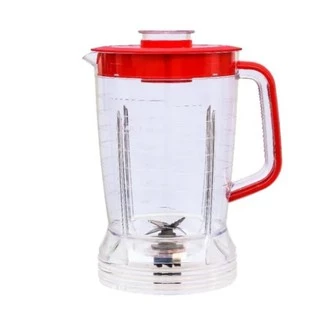 Copo De Liquidificador Mondial L1000/ L1200 Tampa vermelha Cristal