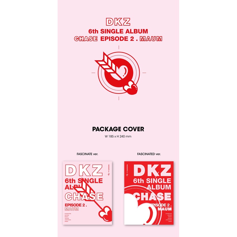 DKZ [CHASE EPISODE 2. MAUM] 6th Single Album | Shopee Brasil