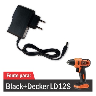 Carregador Para Black Decker LD12S Furadeira e Parafusadeira ( Fonte / Cabo de Forca / Cabo de Energia ) - R2720