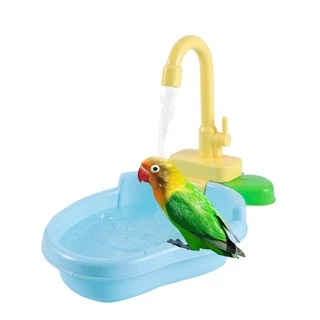 Gaiola De Chuveiro Para Pássaros De Estimação , Papagaio , Banheira , Acessórios , Tigela Pequena Brinquedos Animais , 1
