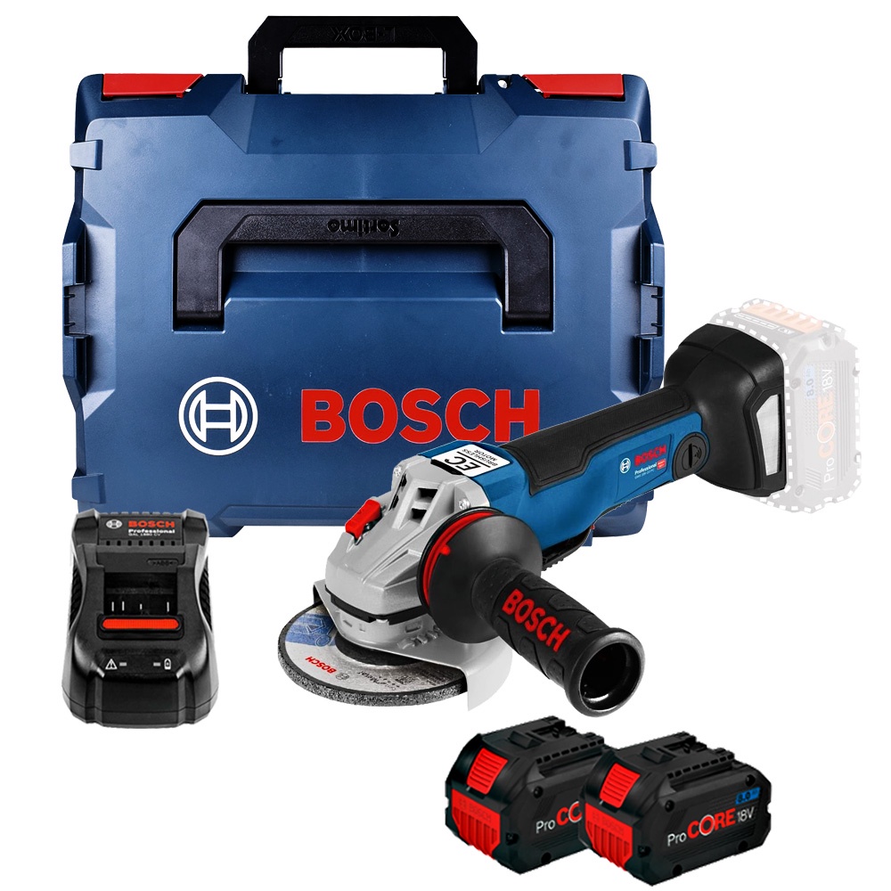 Esmerilhadeira Angular Bosch GWS 18V-10 - Kit Com 2 Baterias